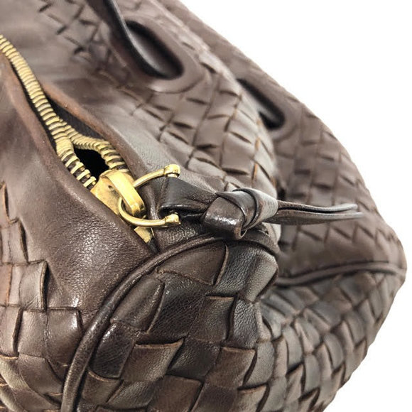 Bottega Veneta Beautiful Appearance Leather Boston Bag Brown - Picture 5 of 8